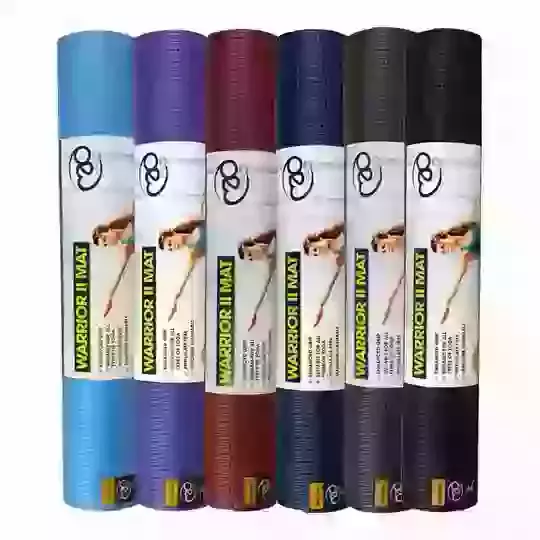Fitness-Mad Warrior Yoga II Mat, 4mm